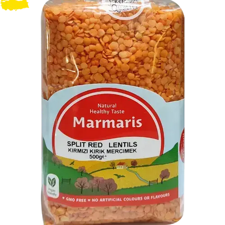 Marmaris Red Lentils Split 6X500G