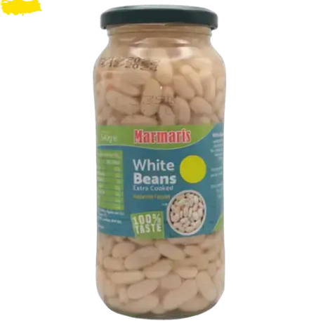 Marmaris White Beans Jar 12X540G