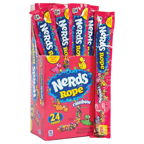 Nerds Rainbow Rope 24X26G (0.92Oz) dimarkcash&carry