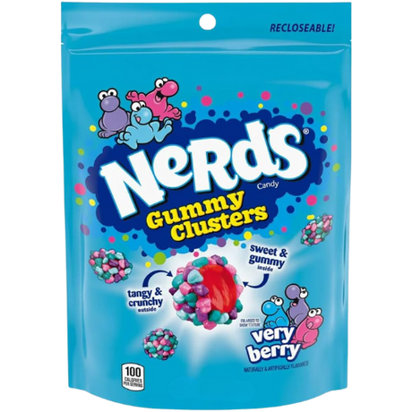 Nerds Very Berry Gummy Clusters Theatre 12X85G dimarkcash&carry