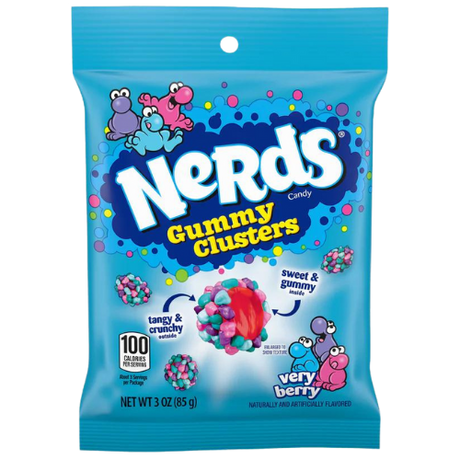 Nerds Very Berry Gummy Clusters Bag 12X85G dimarkcash&carry