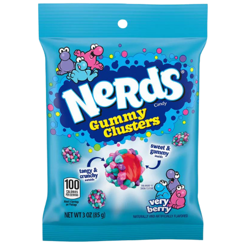 Nerds Very Berry Gummy Clusters Bag 12X85G dimarkcash&carry