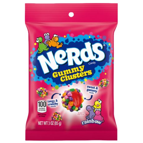 Nerds Rainbow Gummy Clusters *BAG* 12x85g dimarkcash&carry