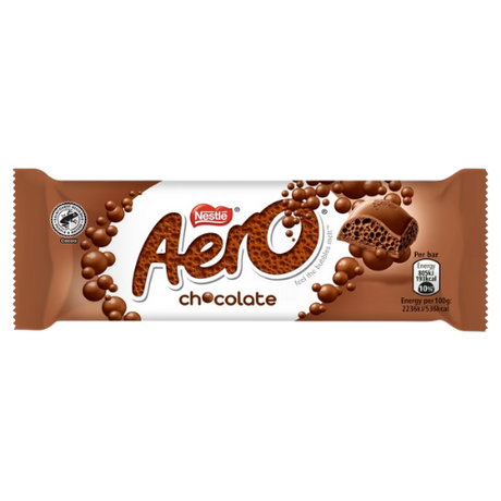 Aero Bubbly Milk Chocolate Bar 24X36G dimarkcash&carry