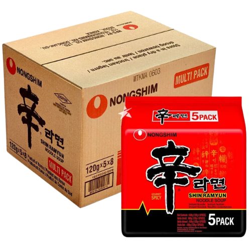 Nongshim Shin Ramyun Noodles (Multipack) 8X(5X120G) dimarkcash&carry