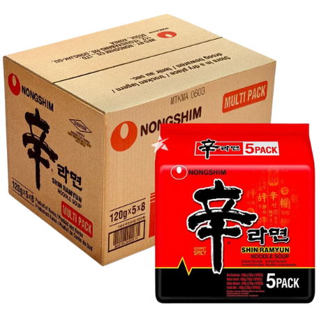 Nongshim Shin Ramyun Noodles (Multipack) 8X(5X120G) dimarkcash&carry