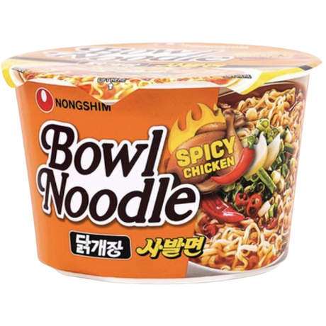 Nongshim Spicy Chicken Bowl Noodle 12X100G dimarkcash&carry
