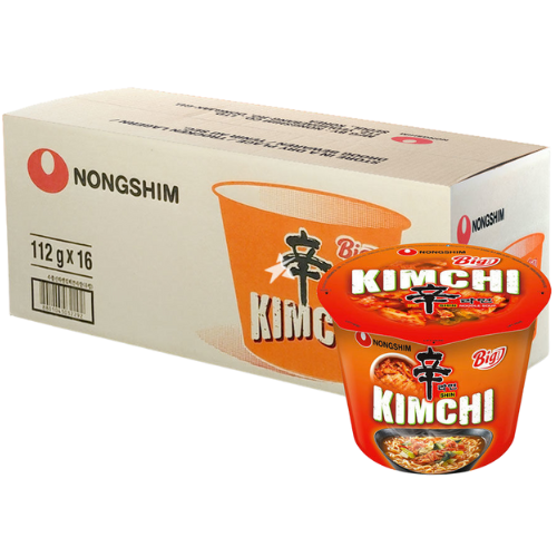 Nongshim Kimchi Noodles Big Bowl 16X112G dimarkcash&carry