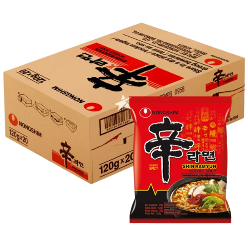 Nongshim Shin Ramyun Noodles 20X120G dimarkcash&carry