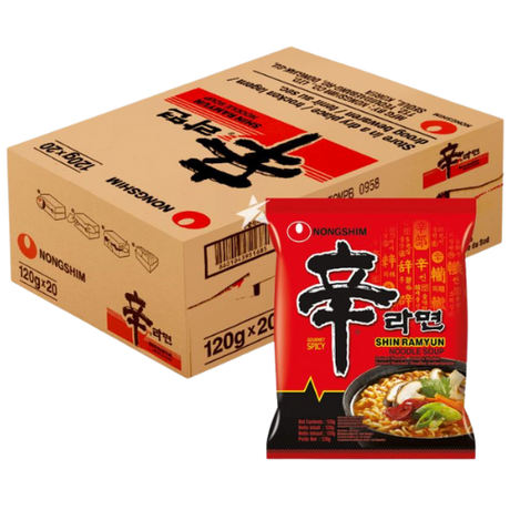 Nongshim Shin Ramyun Noodles 20X120G dimarkcash&carry