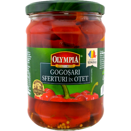 Olympia Bell Peppers In Vinegar 6X720G dimarkcash&carry