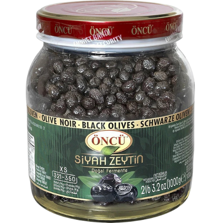 Oncu Black Olives Xs (321-350) 6X1Kg dimarkcash&carry