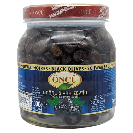 Oncu Black Olives M-S (261-320) 6X1Kg dimarkcash&carry
