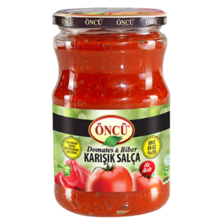 Oncu Mixed Tomato And Pepper Paste 12X370G dimarkcash&carry