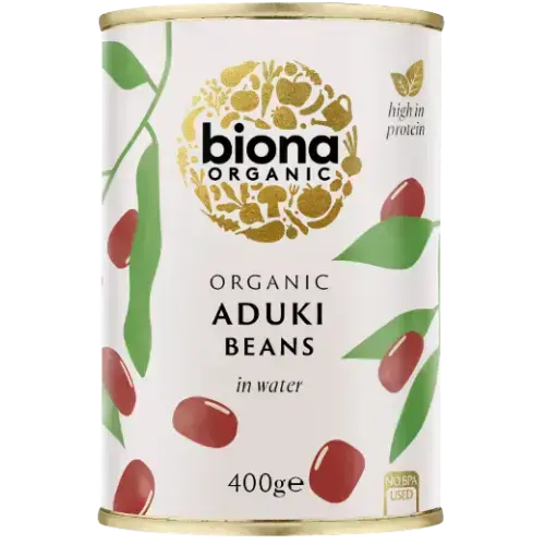 Organic Biona Aduki Beans 6X400G