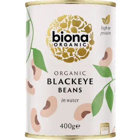 Organic Biona Blackeye Beans 6X400G