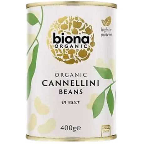 Organic Biona Cannellini Beans 6X400G