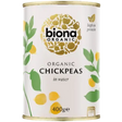 Organic Biona Chickpeas 6X400G