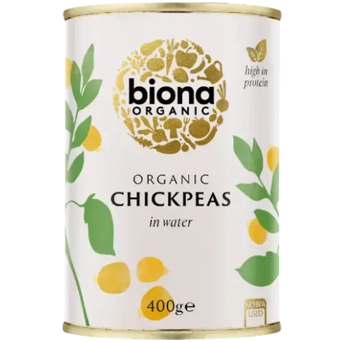 Organic Biona Chickpeas 6X400G