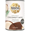 Organic Biona Coconut Milk 17% 6X400G