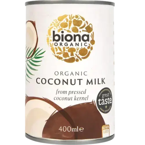 Organic Biona Coconut Milk 17% 6X400G