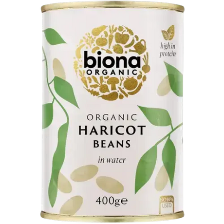 Organic Biona Haricot Beans 6X400G