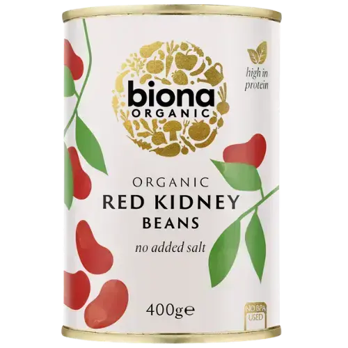 Organic Biona Red Kidney Beans 6X400G