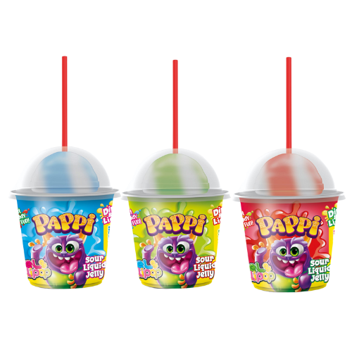 Pappi Sour Liquid Jelly Lollipop 12X45G dimarkcash&carry