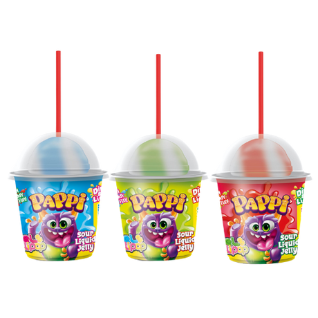 Pappi Sour Liquid Jelly Lollipop 12X45G dimarkcash&carry