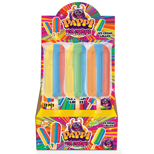 Pappi Ice Cream Lollipop 12x50g