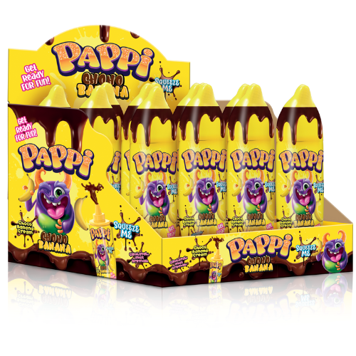 Pappi Choco Banana Squeezy 12X50Ml