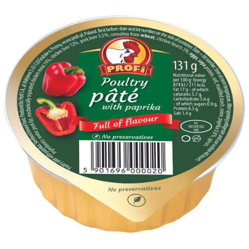 Profi Chicken Pate Red Paprika 15X131G dimarkcash&carry