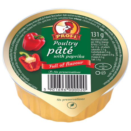 Profi Chicken Pate Red Paprika 15X131G dimarkcash&carry