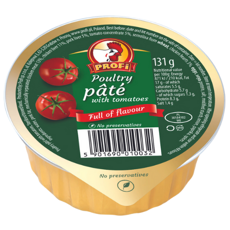 Profi Chicken Pate Tomato 15X131G dimarkcash&carry