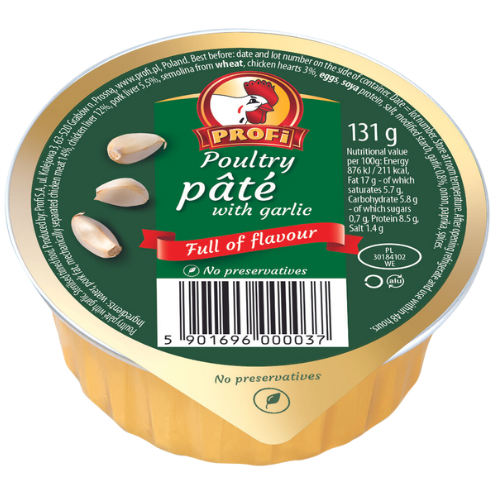 Profi Chicken Pate Garlic 15X131G dimarkcash&carry