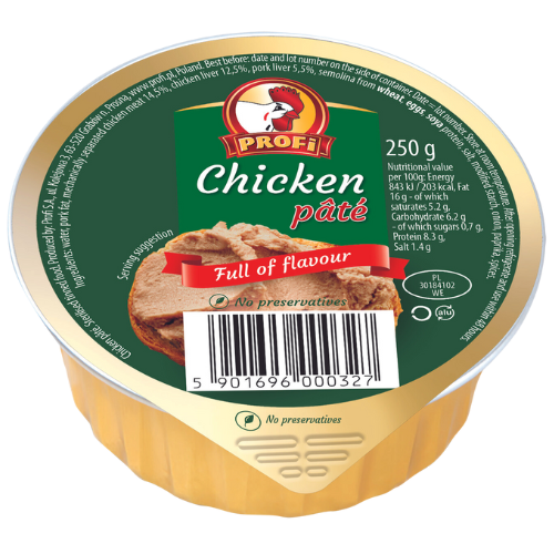 Profi Chicken Pate-Pasztet Z Drobiu 8X250G dimarkcash&carry