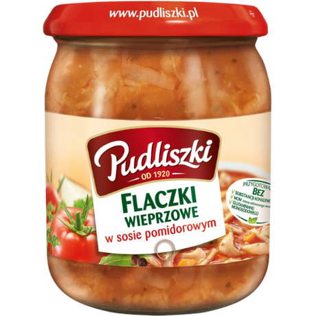 Pudliszki Flaczki- Pork In Tomato Sauce- Jar 4X500G dimarkcash&carry