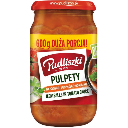 Pudliszki Pulpety In Jar  4X600G dimarkcash&carry