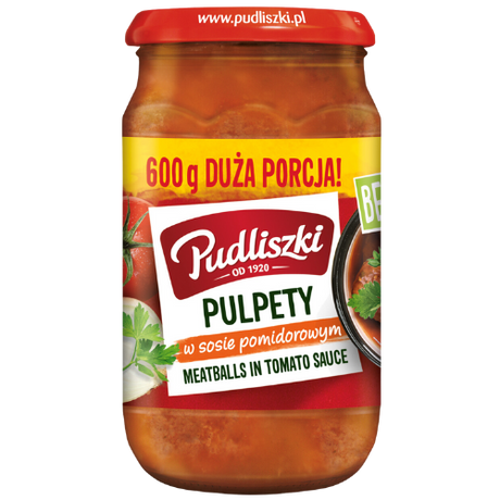 Pudliszki Pulpety In Jar 8X600G dimarkcash&carry