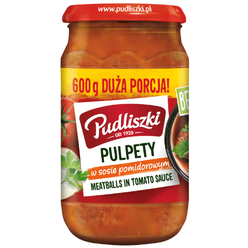 Pudliszki Pulpety In Jar 8X600G dimarkcash&carry