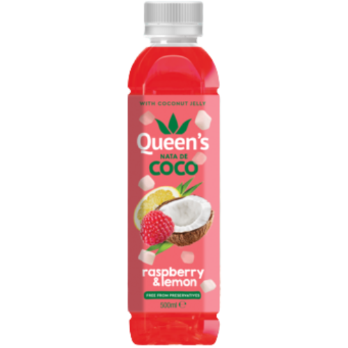 Queens Nata de Coco *Lemon & Raspberry* 12x500ml