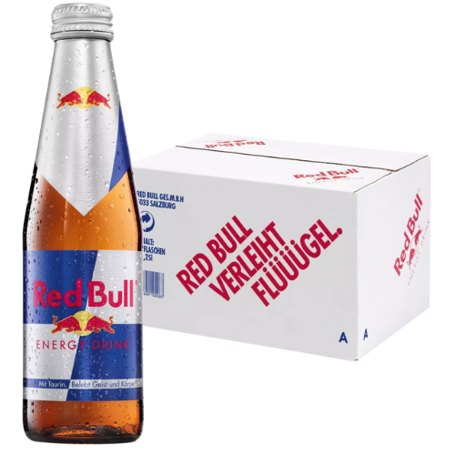 Redbull Glass Energy Drink 24X250Ml dimarkcash&carry