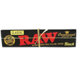 Raw Black Connoisseur With Tips 24 Pack