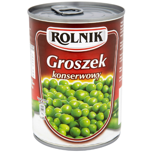 Rolnik Boiled Green Peas - 12X400G dimarkcash&carry