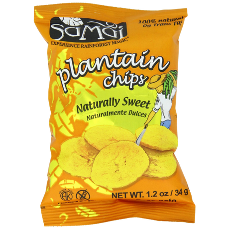 Samai Plantain Chips Naturally Sweet 6X75G dimarkcash&carry