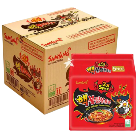 Samyang Buldak 2X Spicy Chicken Ramen 8X5X140G dimarkcash&carry