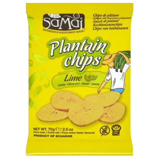 Samai Plantain Chips Lime 6X75G dimarkcash&carry