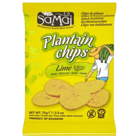 Samai Plantain Chips Lime 6X75G dimarkcash&carry