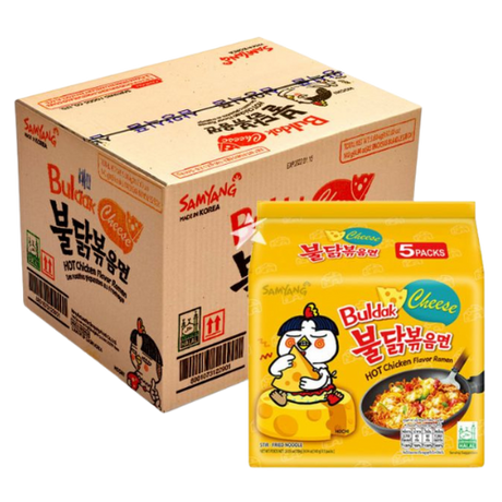 Samyang Buldak Cheese Hot Chicken Ramen 8X(5X140G) dimarkcash&carry