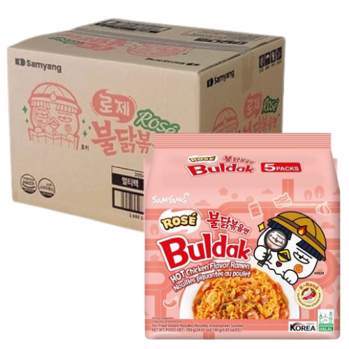 Samyang Buldak Rose Hot Chicken Ramen 8X(5X140G) dimarkcash&carry